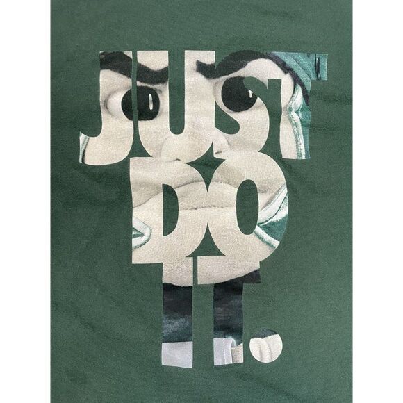 Nike Just Do It Michigan State Spartans Graphic T-shirt Men XL Green - Picture 2 of 6